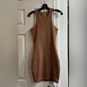 Olympia Activewear Muse dress in Coffee - Mini Dress